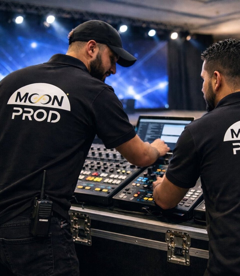 Installation technique pour conférence au Maroc